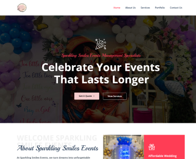 Sparkling Smiles Events
